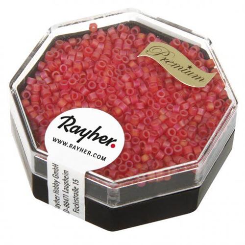 Perles Miyuki - 11/0 - Rainbow rouge