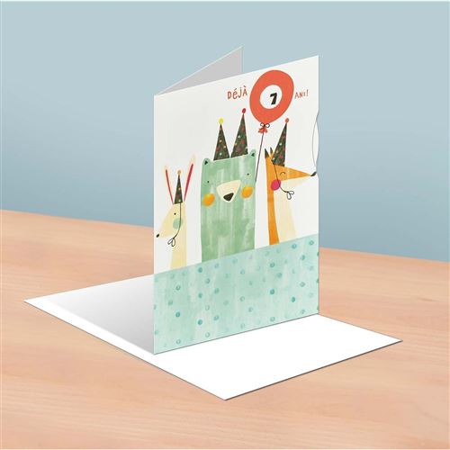 Draeger La Carterie Carte D Anniversaire Pour Les 1 A 10 Ans Multicolore Carte De Vœux Achat Prix Fnac