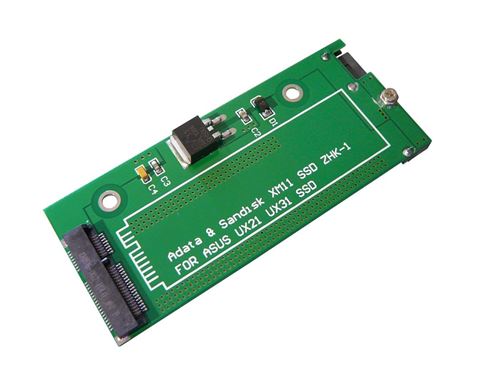 Adaptateur SSD Asus Zenbook UX21 et UX31 vers SATA 3.0 Pour SSD 6 + 12 points Sandisk et Adata Pour SSD 6 + 12 points S