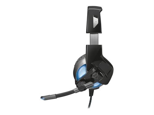 Trust GXT 410 Rune Illuminated - Micro-casque - circum-aural - filaire - jack 3,5mm