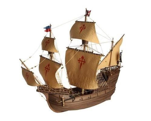 Maquette bateau en bois : Nao Victoria aille Unique Coloris Unique
