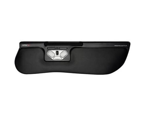 Souris Contour Design RollerMouse Pro3 Plus USB ergonomique, touches XL, molette intégrée noir