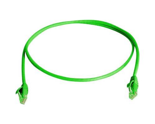 Telegärtner L00006A0326 RJ45 Câble réseau, câble patch CAT 6 U/UTP 25.00 m vert ignifuge, sans halogène