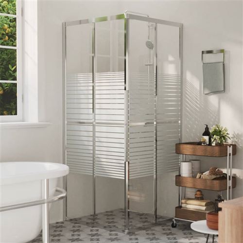 vidaXL Duschkabine ESG 80x80x180 cm