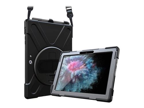 DLH - Boîtier de protection pour tablette - pour Microsoft Surface Go, Go 2, Go 2 for Business, Go 3, Go 3 for Business, Go 4 for Business