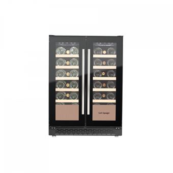 Cave à vin de service encastrable Lecépage AGJ40VN2Z2DBU 40 bouteilles double porte - 1