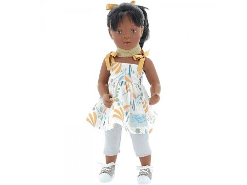 Petitcollin - Poupée MINOUCHE de couleur noire 34 cm Roxane noir