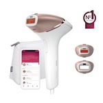 Epilateur léger Lumière pulsée Philips Lumea Prestige BRI945/00 Rose Blanc