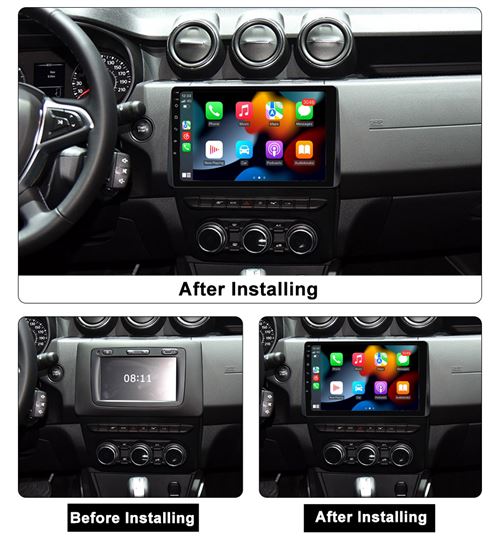 Autoradio Multimédia RoverOne Android CarPlay Android Auto GPS pour Renault  Clio 3 Clio3 2006 - 2019 - Autoradio - Achat & prix
