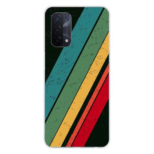 Coque en silicone imprimée compatible Oppo A54 5G Grunge