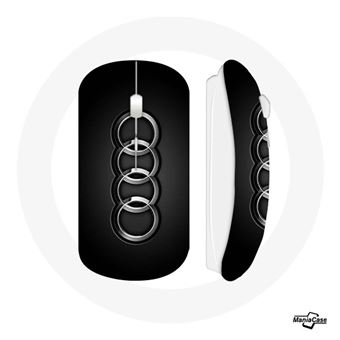 Souris Sans Fil Audi Logo cache moyeu fond noir (Maniacase) - Souris -  Achat & prix