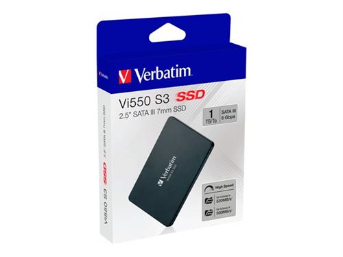 Verbatim Vi500 S3 - SSD - 1 TB - intern - 2.5 - SATA 6Gb/s