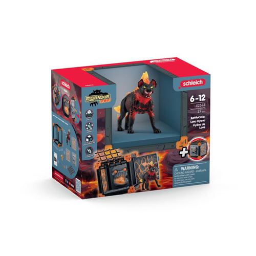 Schleich 42674 Battlecave Et Figurine Hyène De Lave - Image 2