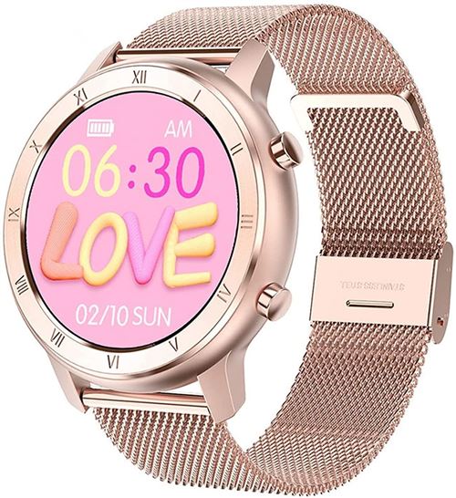 Montre Connectée Chronus DT89 Femme Étanche-Or-Chronus
