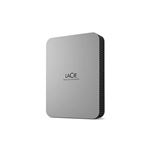 LaCie Mobile Drive STLP4000400 - Disque dur - 4 To - externe (portable) - USB 3.2 Gen 1 (USB-C connecteur) - lune argentée