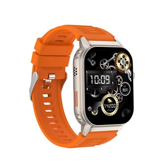 montre G41 bracelet orange sport santé sang oxygène imperméable - 1