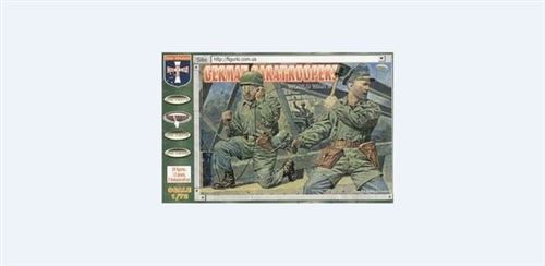 Wwii German Paratroopers - 1:72e - Orion