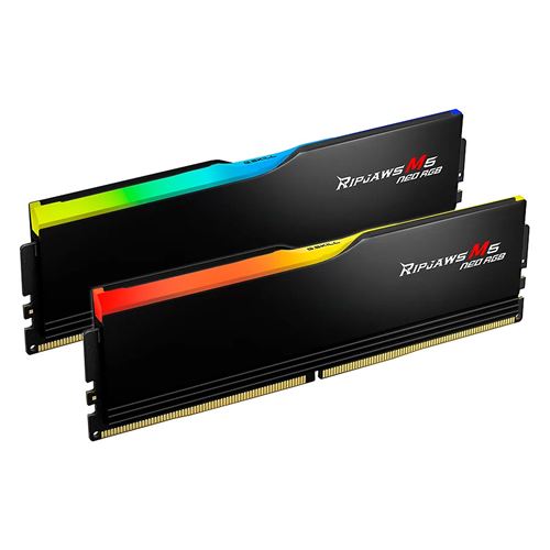 G.Skill Ripjaws M5 Neo RGB DDR5-6000 - 32GB - CL36 - Dual Channel (2 pcs) - AMD EXPO - Schwarz mit RGB