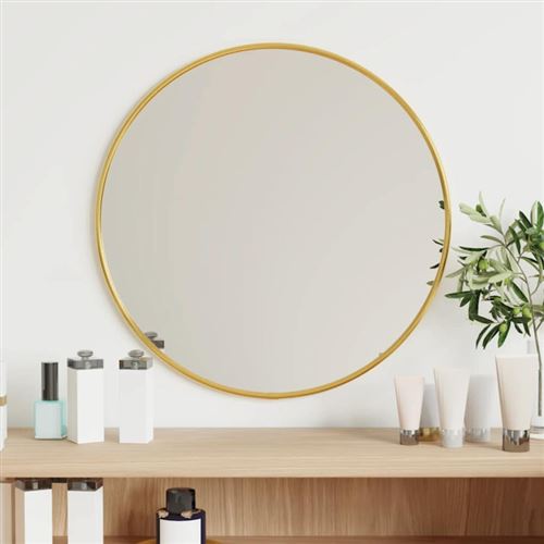 Vidaxl Miroir Doré Ø 40 Cm - Image 3