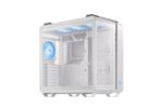 ASUS TUF Gaming GT502 Plus - Mid tower - ATX - panneau latéral fenêtré (verre trempé) - pas d'alimentation - blanc - USB/Audio