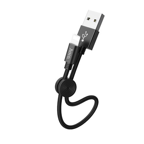 Câble HOCO X35 USB vers Lightning 2.4A 0.25M - Noir