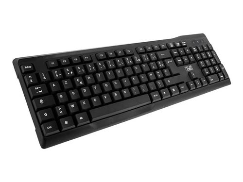 Ensemble Clavier - Souris sans fil T'nB Combo Bridge (Noir) à prix bas