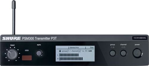 Shure P3TE-K3e Emetteurs