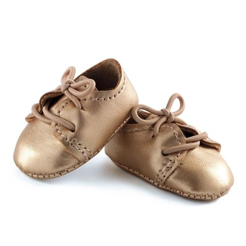 Chaussures Pomea dorées pour poupée - Image 2
