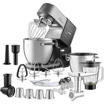 Robot pâtissier multifonction - STM 8970 PAUL 3 - 1800 W - Noir / Acier - 1