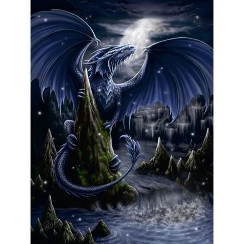 Ravensburger - Puzzle 1500 Pieces - Le Dragon Bleu - Adultes & Enfants Des 14 Ans - Puzzle De Qualité Supérieure 80X60Cm -12000731