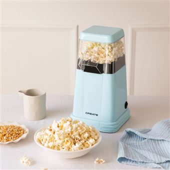 POPCORN MAKER RETRO - Machine à pop-corn électrique - Bleu pastel - 1