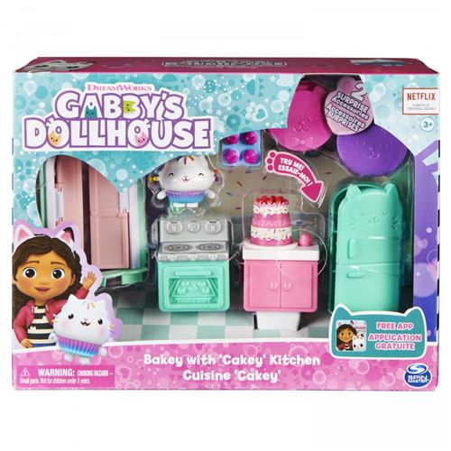 Spin Master Rose Playset Deluxe Cuisine De Petit Chou Gabby - Maison Magique - Neuf - Image 3