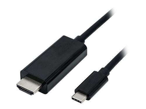 Non Communiqué Noir Roline - Adaptateur Vidéo Externe - Usb-C 3.1 - Hdmi