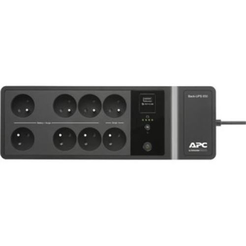APC Back-UPS BE650G2-FR - Onduleur - CA 220/230 V - 400 Watt - 650 VA - USB - connecteurs de sortie : 8 - Belgique France - noir