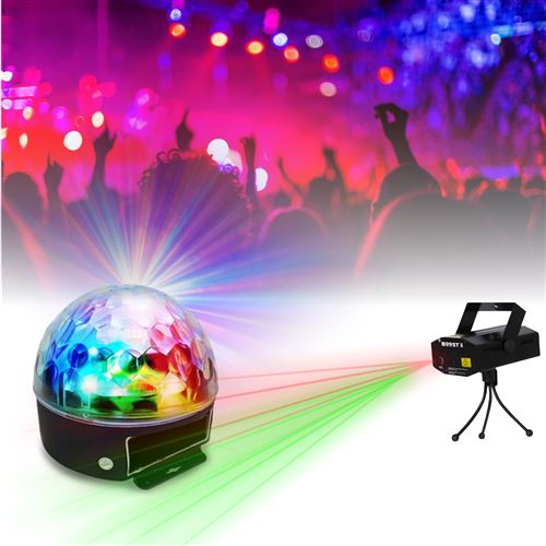 Pack Lumière Ibiza DJLIGHT60 - 7 Jeux de Lumière Projecteurs - Moonflower -  Astro - Waterwave - Pied Support - Soirée - DJ Mobile, Eclairage et jeux de  lumière, Top Prix