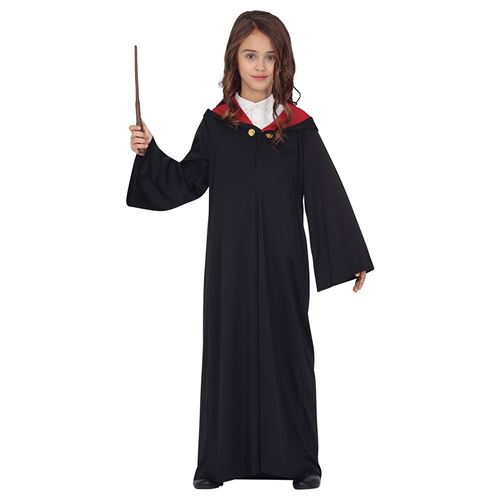 déguisement sorcier gryffondor poudlard enfant - 7/9 ans - noir - guirca 83441