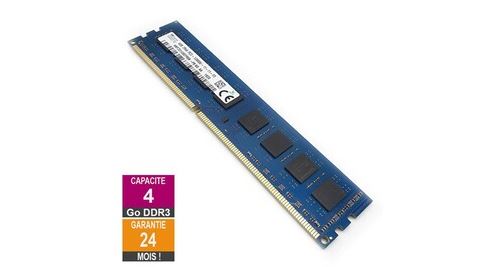 Barrette Mémoire 4Go Ram Ddr3 Hynix Hmt351U6Efr8A-Pb Dimm Pc3-12800U 2Rx8