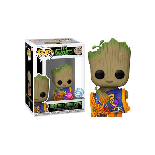  Figurine Pop! N&deg; - I Am Groot - Groot Avec Des Chips Au Fromage