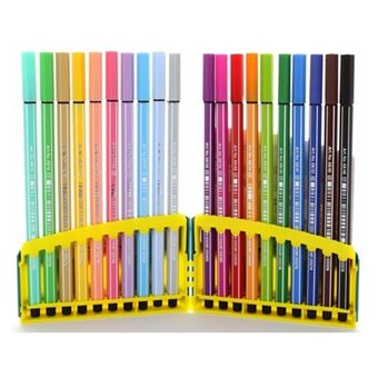 Etui de 6 crayons Woody couleurs pastels Stabilo