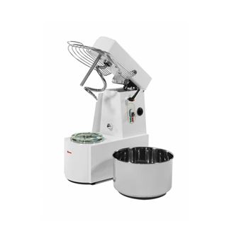 Pétrin Professionnel à Spirale Tête Relevable et Cuve Extractible   21L   Triphasé 400V 2 Vitesses   Resto Italia - 1