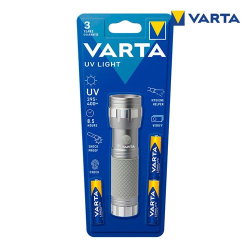 Varta Lampe De Poche Uv Light Ampoule Led Uv À Pile(S) 68 G - Image 3