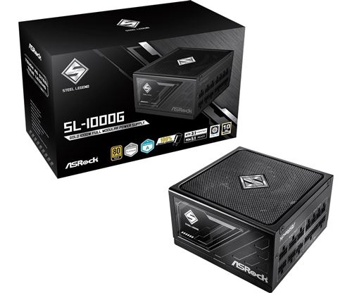 ASROCK Alimentation ATX Steel Legend - 1000W (Blanc)
