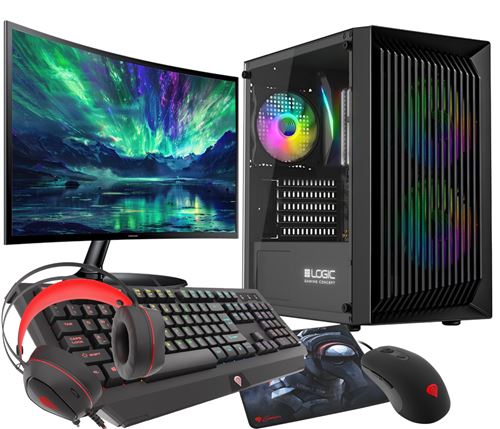 VIST Kit Gaming Ryzen 5 5600G - RAM 16Go - RX VEGA - SSD 1To M.2 - LCD 24 - Windows 11 Pro
