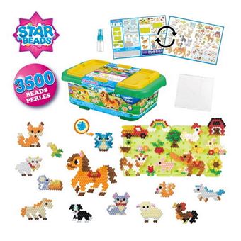Kit créatif Aquabeads La box Une journée à la ferme