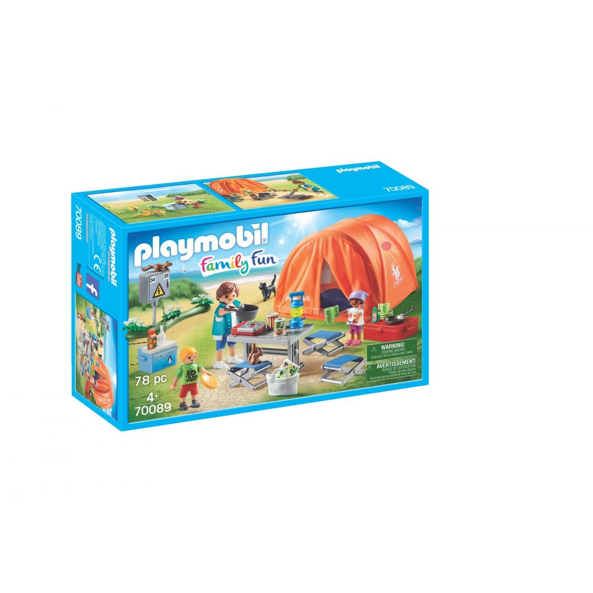 Playmobil Family Fun 70089 Tente et campeurs - Playmobil - Achat & prix