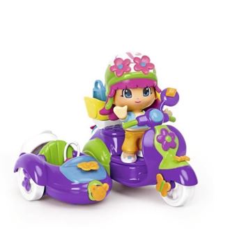 La moto avec side-car Pinypon Figurine et accessoires