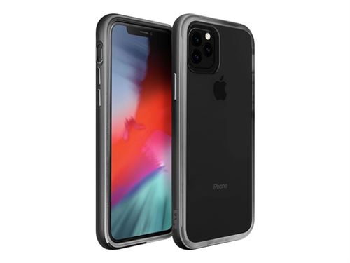 Laut EXOFRAME - Achterzijde behuizing voor mobiele telefoon - polycarbonaat, gemachiniseerd aluminium - staalgrijs - voor Apple iPhone 11 Pro
