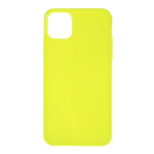 Coque en TPU couleur unie vert jaunâtre pour votre Apple iPhone XR 6.1 pouces (2019)