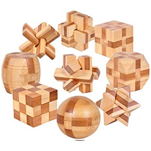 Casse tête bambou (plusieurs modèles) cube chain