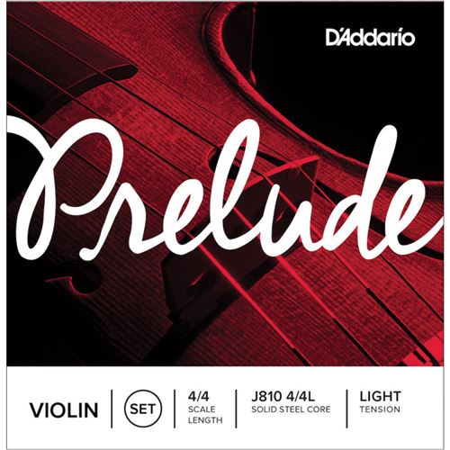 Daddario D'addario J810 4/4L - Jeu De Cordes Violon Prelude, Manche 4/4, Light